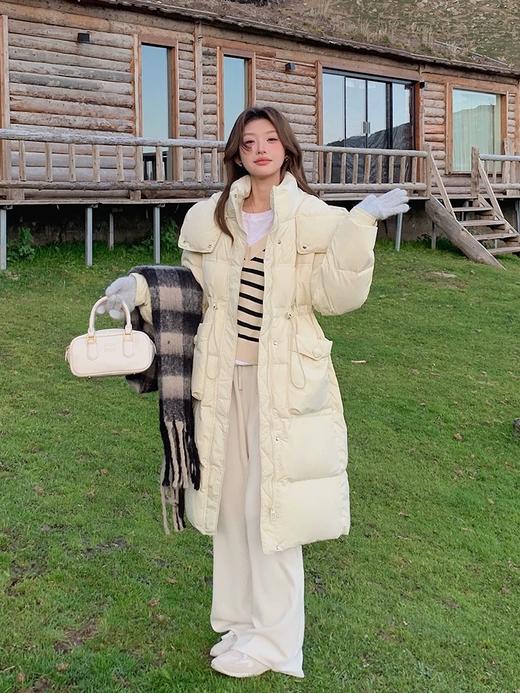 【YW】无忧购韩版温柔显瘦百搭中长款羽绒服外套24066# 商品图6