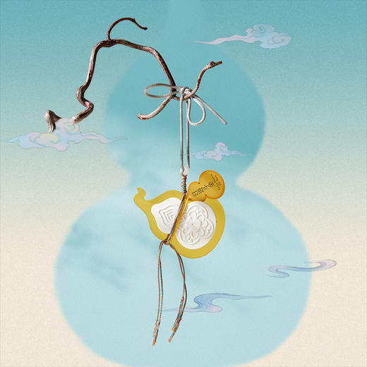 艾玛莫莉 x 上美影 联合开发 葫星高挂 葫芦石膏香薰车挂 商品图2