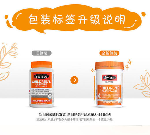 澳洲  Swisse 儿童复合维生素120片【香港直邮】 商品图5