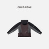 COCO ZONE 复古撞色连帽拉链外套户外休闲上衣CC1C2151 商品缩略图1