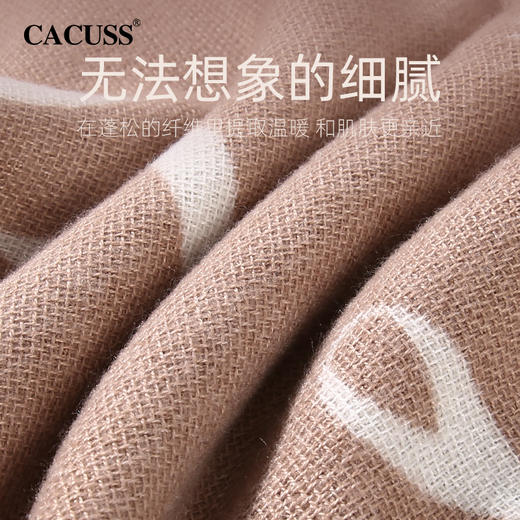 CACUSS冬季蝴蝶结灵动围巾 柔软亲肤细腻保暖 户外时尚披肩围脖 商品图2