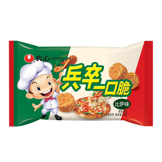 农心兵卒一口脆比萨味70g 商品图0