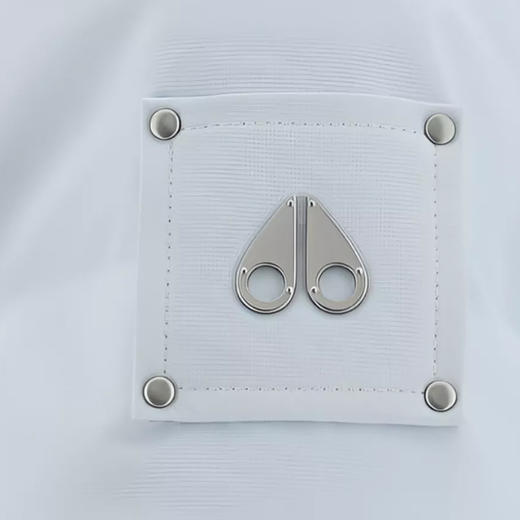 MOOSE KNUCKLES 女士金属驼鹿指节徽标绗缝连帽羽绒服 浅蓝色 M34LJ179S 1508 商品图2
