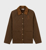 Sporty & Rich - Vendome Quilted Jacket - Chocolate - 女装 - 夹克 - 巧克力色 商品缩略图0