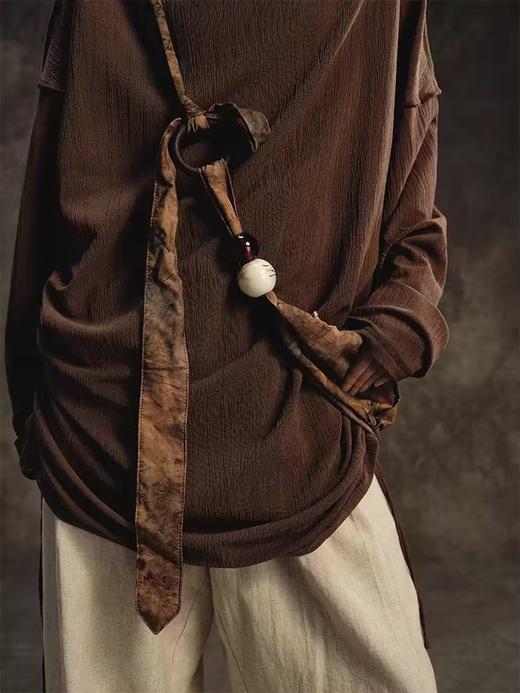 共和GongheRepub/GH24015/扎染新中式单肩斜挎牛角包 商品图2