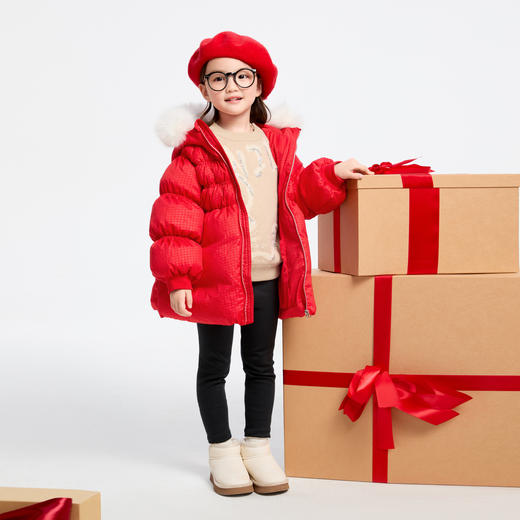 女童保暖打底棉裤冬季新款安奈儿童装实体店同款XG446847 商品图3