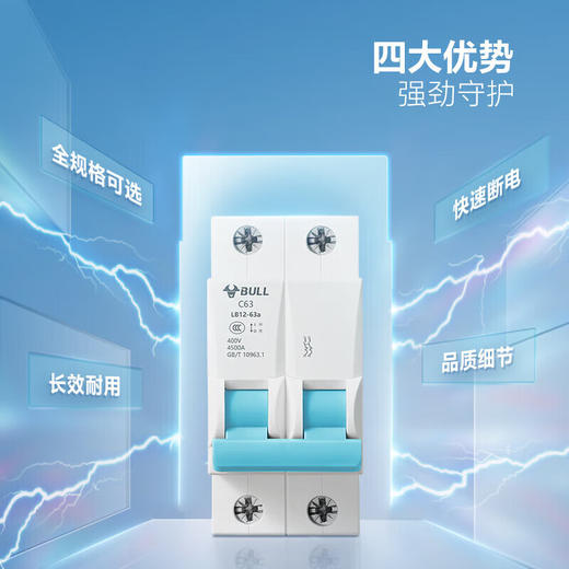 【DZ】公牛 空气开关25A-2P 商品图2