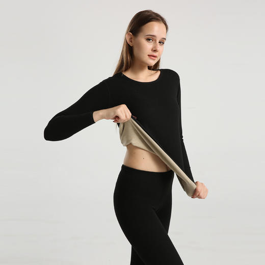 【秒杀】考拉A梦秋冬情侣款羊毛蚕丝保暖套装多色可选 商品图3