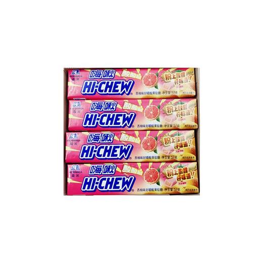 森永嗨啾酸酸哒好嚼酸果软糖西柚味57g*12袋 商品图1