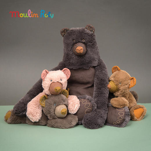 Moulin Roty 小刺猬卡洛 法式玩偶 适合年龄0岁+ 秘密森林系列 718023 商品图1