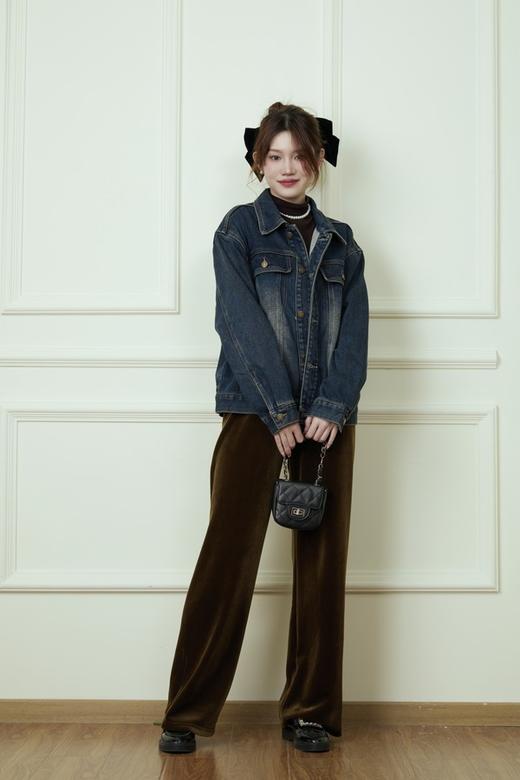 HAYES 休闲加绒加厚直筒裤 19567 商品图3