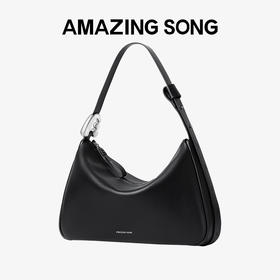 Amazing Song乙颂 慕斯包中号升级款 新款小众设计斜挎牛皮女士通勤单肩大包包