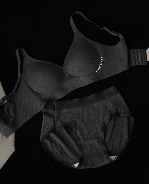 内衣+内裤一整套！冬天穿上不想脱了！~山茶花果冻软提拉内衣套装 商品图11