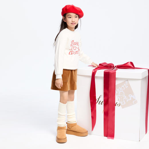 女童灯芯绒工装半裙冬季新款安奈儿童装实体店同款AG443819 商品图3