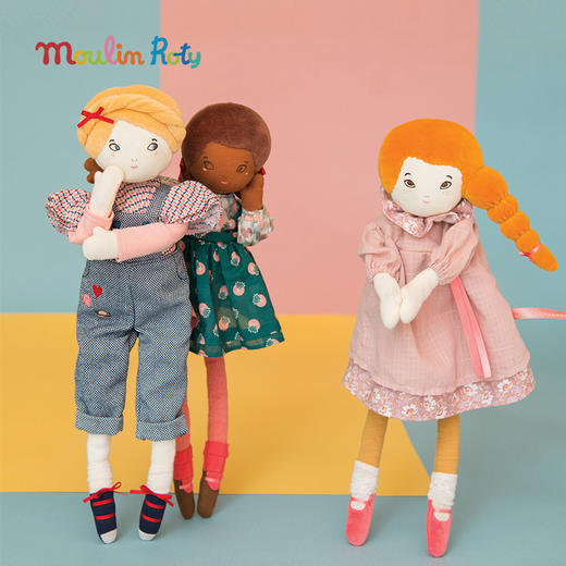 Moulin Roty 康斯坦斯女士玩偶礼盒装 法式玩偶 适合年龄1岁+ 巴黎女孩系列 642509 商品图13