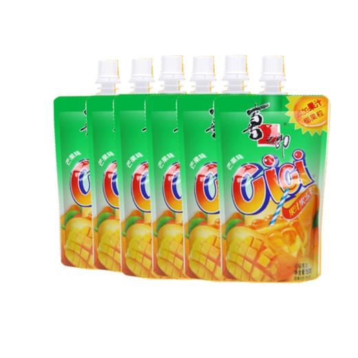 喜之郎cici果汁果冻爽可吸果冻芒果味150g*6袋 商品图0