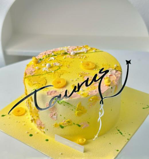 【生日蛋糕】金牛座（喷砂款） 商品图0