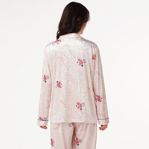 都市丽人睡衣套装好睡好眠丝绒家居服LH11I9 商品图2