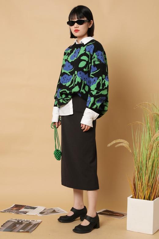 ANSUABEL 套头时尚针织上衣 15211 商品图1