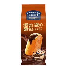 烘焙村爆浆流心面包巧克力味85g
