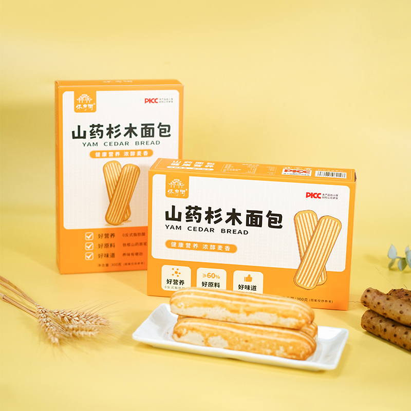 【山药杉木面包】手工制作，低温烘焙，有嚼劲，加量不加价