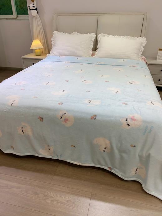 松植屋多功能高克重双面法兰绒毯可盖可铺 午休毯/膝盖毯/披肩/沙发毯子 商品图13