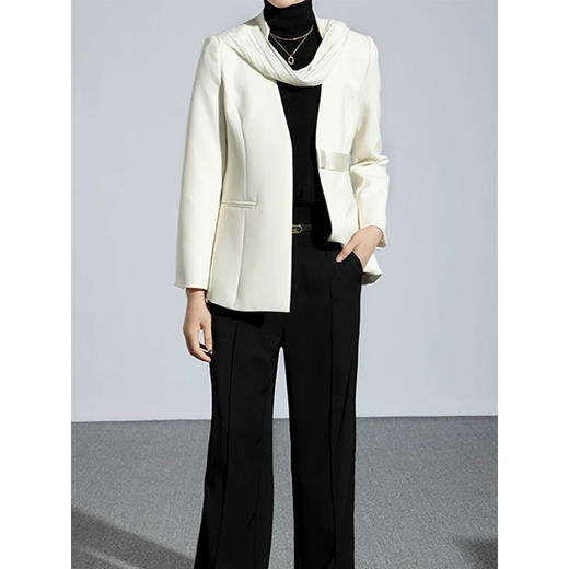 Y4D11XZ2110 醋酸飘带西装外套RJ005 商品图1