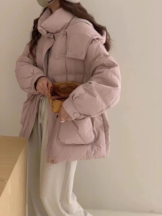 【YW】无忧购韩版收腰显瘦包扣休闲百搭羽绒服外套24028# 商品图6
