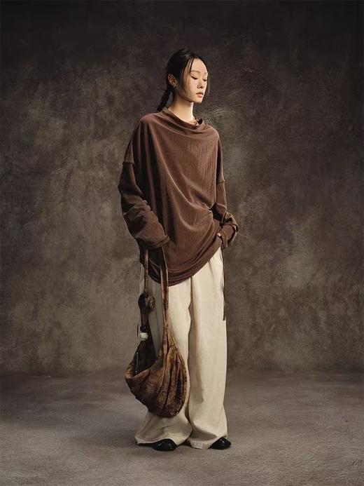 共和GongheRepub/GH24015/扎染新中式单肩斜挎牛角包 商品图3