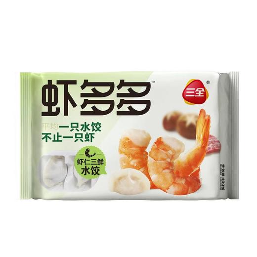 TD三全400g虾多多虾仁三鲜水饺 商品图0