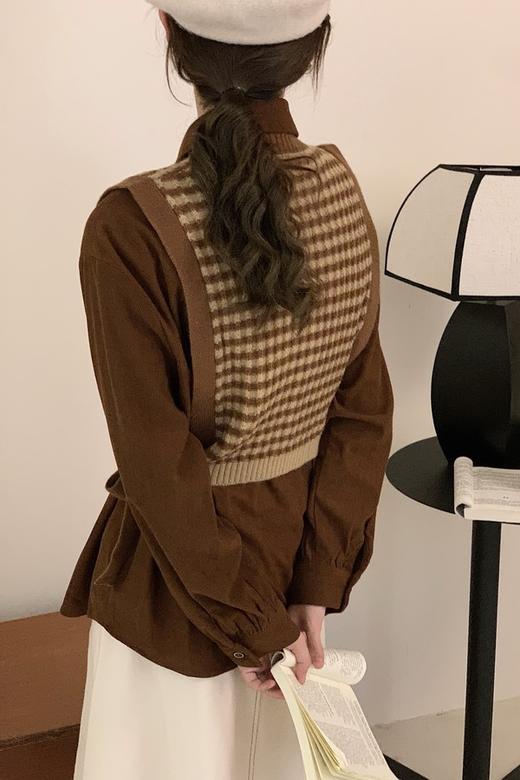LNNNS 复古条纹针织背心 17435 商品图3