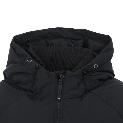 Adidas阿迪达斯女冬季常规款鸭绒600蓬黑色连帽羽绒服 JG3866 商品图2