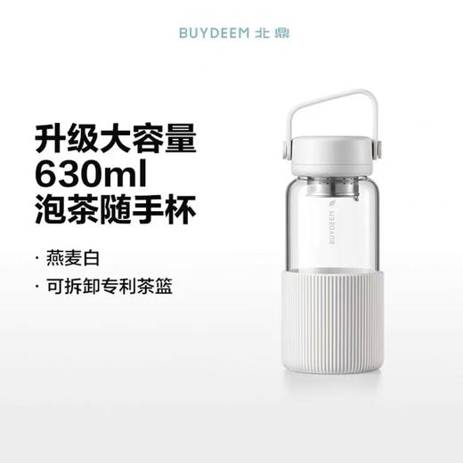 (包邮)北鼎泡茶随手杯 玻璃杯 630ml（四种颜色） 商品图4