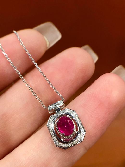 0.76ct刻面红宝石锁骨链 商品图2