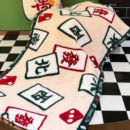 【恭喜發财暖身毯】forestlife八方来财暖身毯 柔软双面雪花绒 居家/办公/午睡可披可盖 可拆卸水洗机洗/手洗都可 高温除螨 4档调温 12h自动断电 商品图3