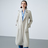 EITIE爱特爱春季新款修身气质风衣中长款纯色外套7704404 商品缩略图2