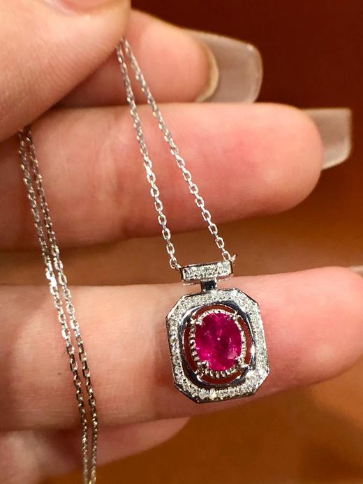 0.76ct刻面红宝石锁骨链 商品图3