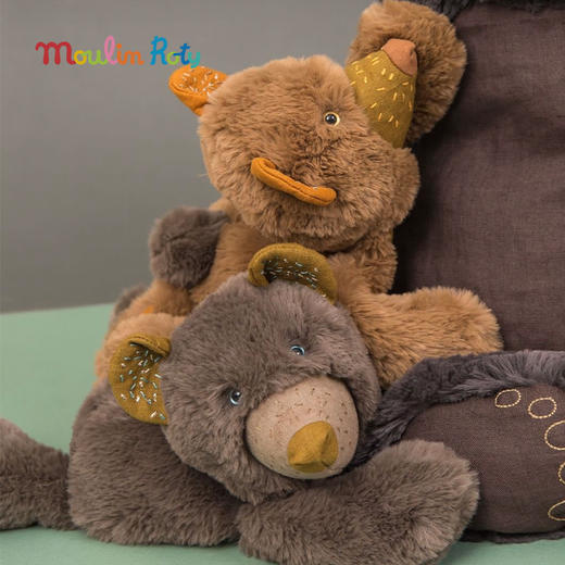 Moulin Roty 小刺猬卡洛 法式玩偶 适合年龄0岁+ 秘密森林系列 718023 商品图2