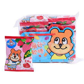 徐福记果汁软糖草莓味袋装20g*20袋