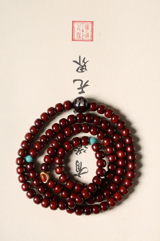 XYZT0369°祈子祈福麒麟小叶紫檀手串 商品图0