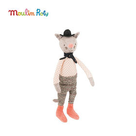 Moulin Roty 小加兰特猫玩偶 法式玩偶 适合年龄0岁+ 小时光系列 711327