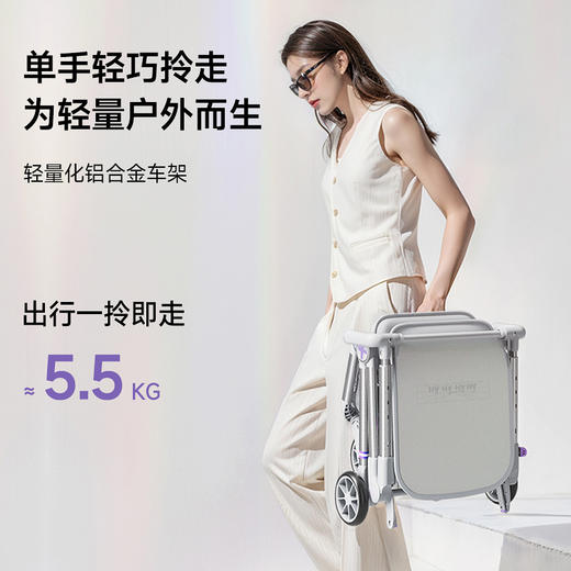 【孕味秒杀专属】逸乐途×哈秀 婴儿旅行车轻便折叠X5口袋车儿童手推车可上飞机伞车溜娃神器 商品图0