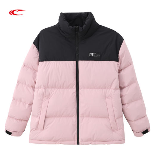 【撞色拼接75%白鸭绒】赛琪保暖女士简约羽绒服254796 商品图0