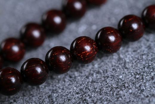 XYZT0328-1°紫檀满星/蜜蜡/紫檀葫芦手串0.6*108 商品图8