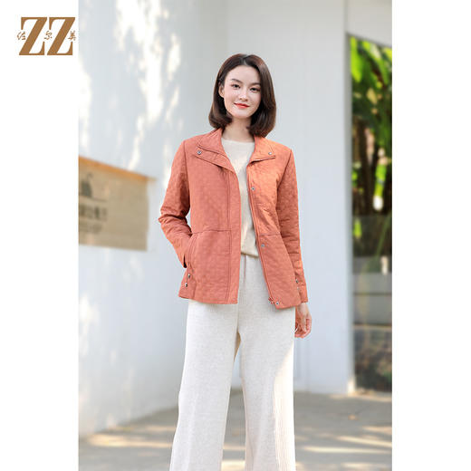 佐尔美冬季新款 气质经典图形上衣外套女E34ZD11 商品图3