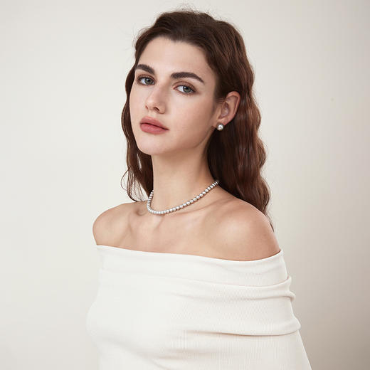 ARSIS｜流光系列 白色灰色珠链套装 商品图4