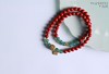 YHZS0113°朱砂+绿草莓晶手串 商品缩略图0