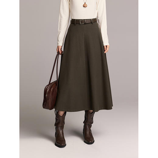 棉仓357617002-秋冬大摆伞裙 商品图3