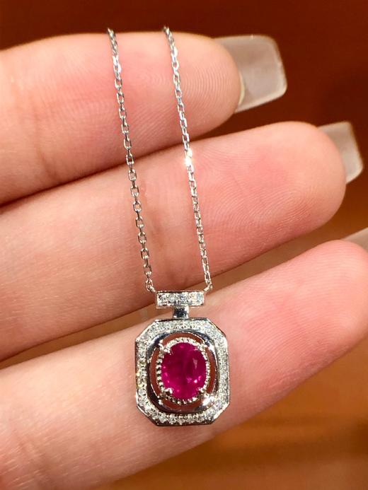 0.76ct刻面红宝石锁骨链 商品图1