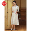 上海逸红颜兰莹2025早秋高级感新中式轻国风气质连衣裙长袖礼服裙 商品缩略图0